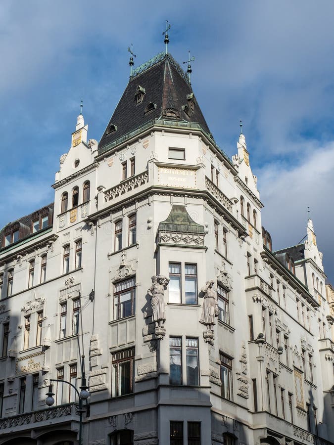 Prague architecture from the turn of the 19th and 20th centuries