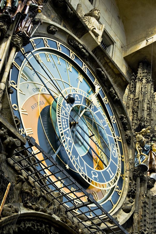Prague Astronomical Clock stock image. Image of historical 2823417