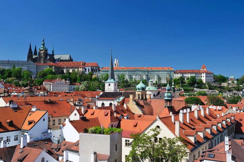 Prague Castle & city skyline