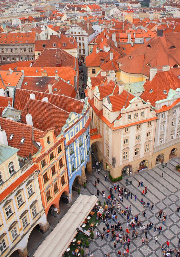 Prague city view