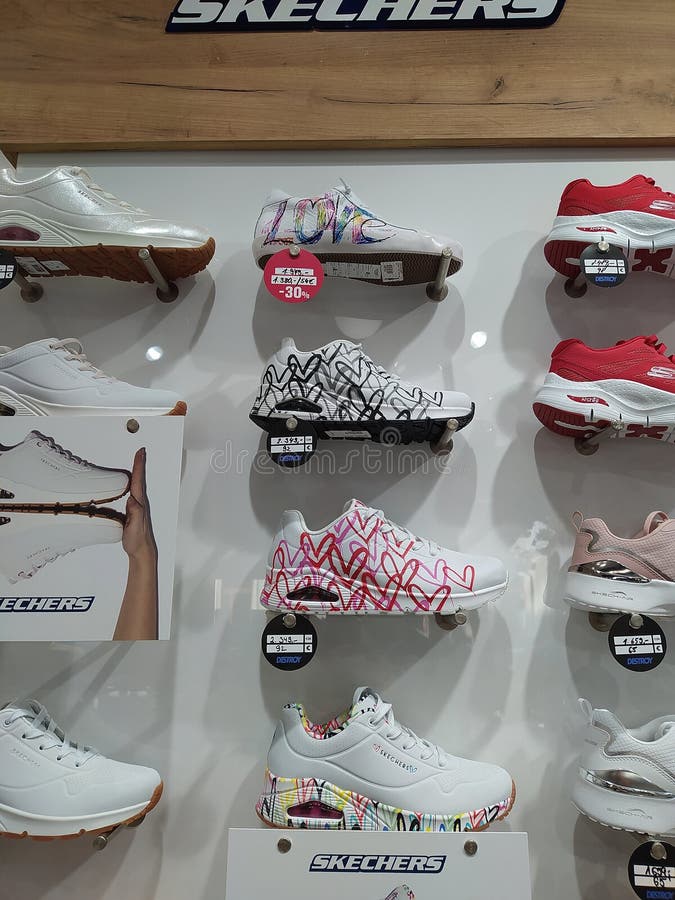 Skechers Sport Running Shoes Store in Prague, Czech Editorial Photography - Image center, destinations: 251638707