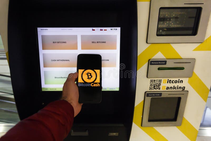 Prague Czech Republic March 16 2019 Man Holding A Smartphone And Playng The Roblox Mobile Game An Illustrative Editorial Editorial Photo Image Of Application Editorial 142219401 - robux atm machine