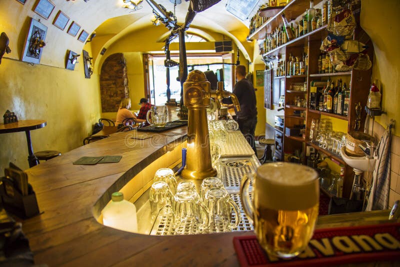 Ujezd Bar, legendary place for alkohol fans in center of Prague