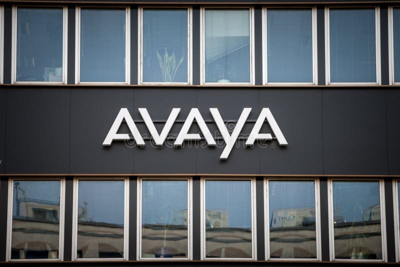 Avaya company logo editorial image. Image of editorial - 98259100