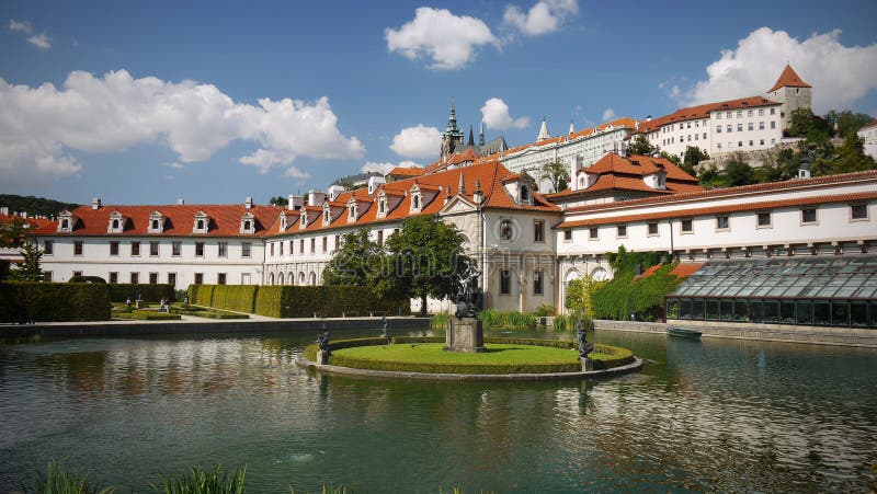 Prague för Wallenstein slottträdgård gränsmärke arkivbilder Prague för Wallenstein slottträdgård gränsmärke arkivbilder