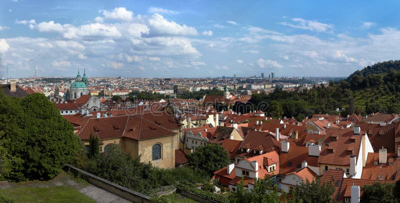 Prague in panorama