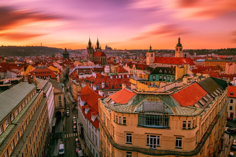Prague rouge de Tchèque