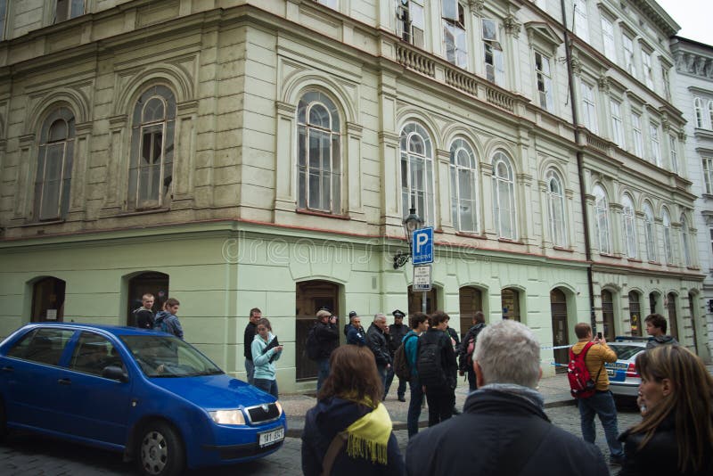 Prague S Gas Explosion At 29th April 2013 Editorial Photography Image Of National Prague