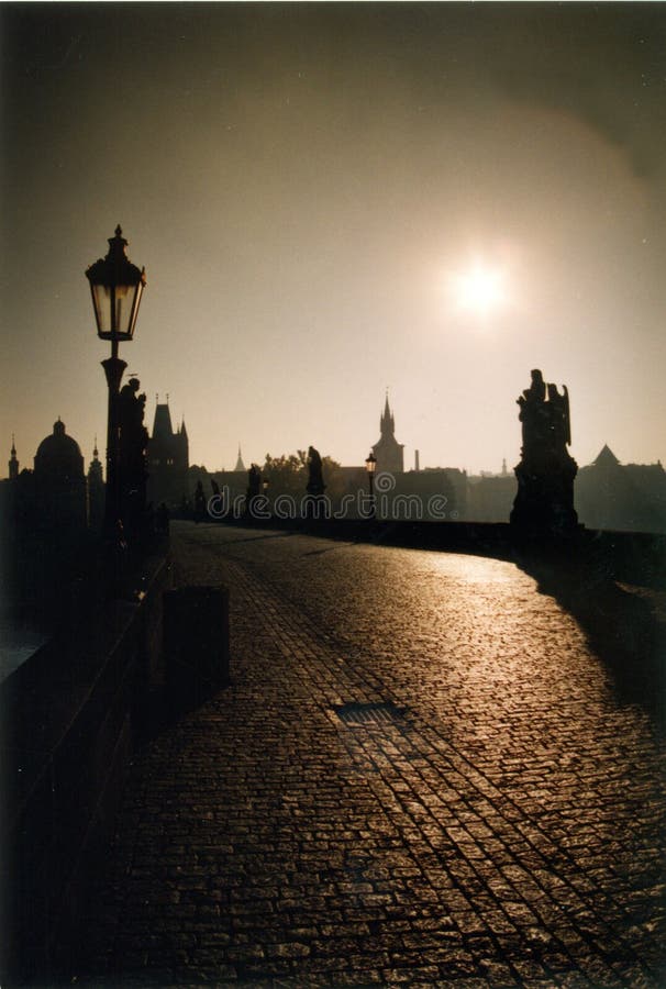 Prague sunset (Czech republic)