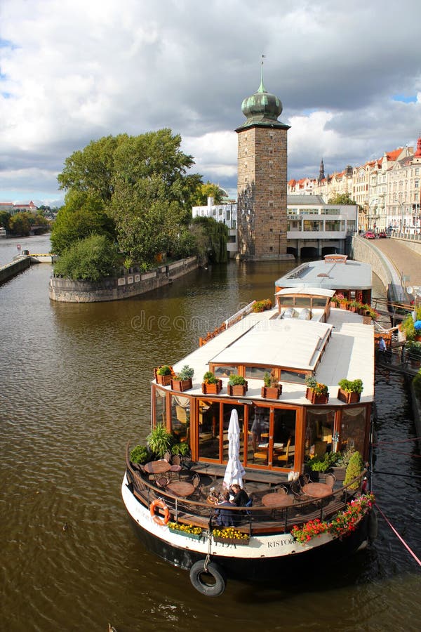 Prague and Vltava river