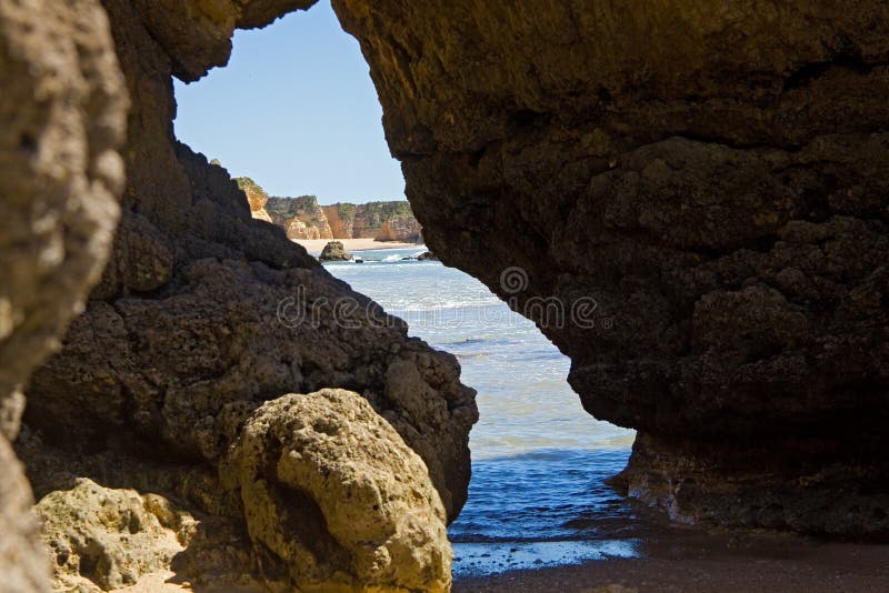 Praia da rocha beach,portugal-algarve