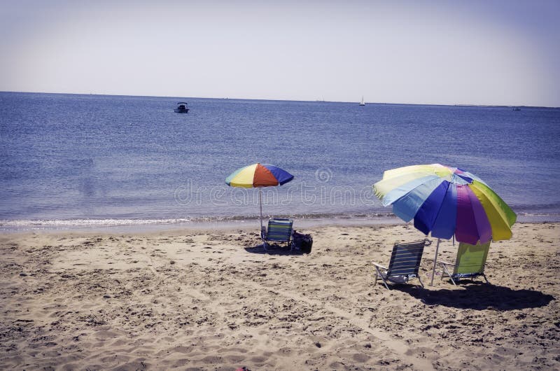 Praia em Eastham, miliampère Cape Cod foto de stock Praia em Eastham, miliampère Cape Cod foto de stock