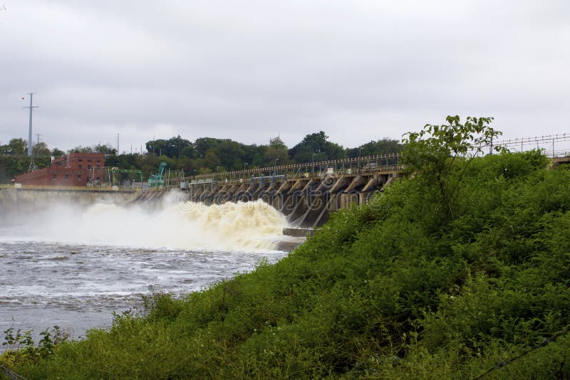 Prairie Du Sac Dam in Prairie Du Sac Wisconsin 812234 Stock Photo
