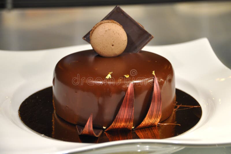 Rich and luxurious praline gateaux