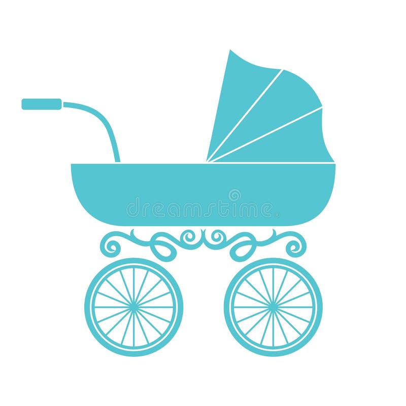 baby carriage illustration