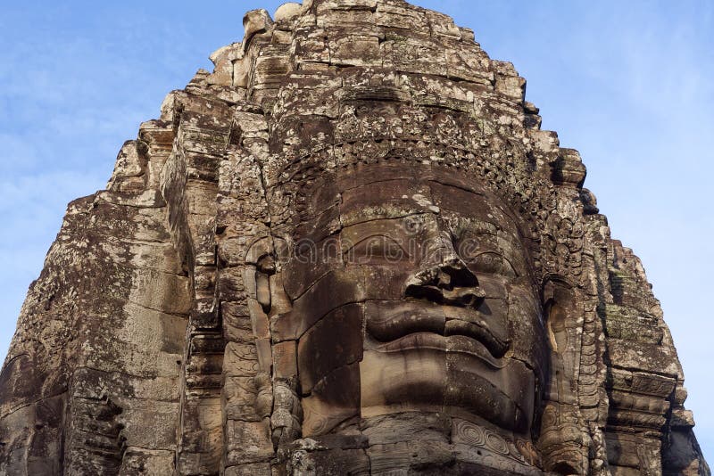 Prasat Bayon tempel i Angkor Thom, Cambodja arkivbild Prasat Bayon tempel i Angkor Thom, Cambodja arkivbild