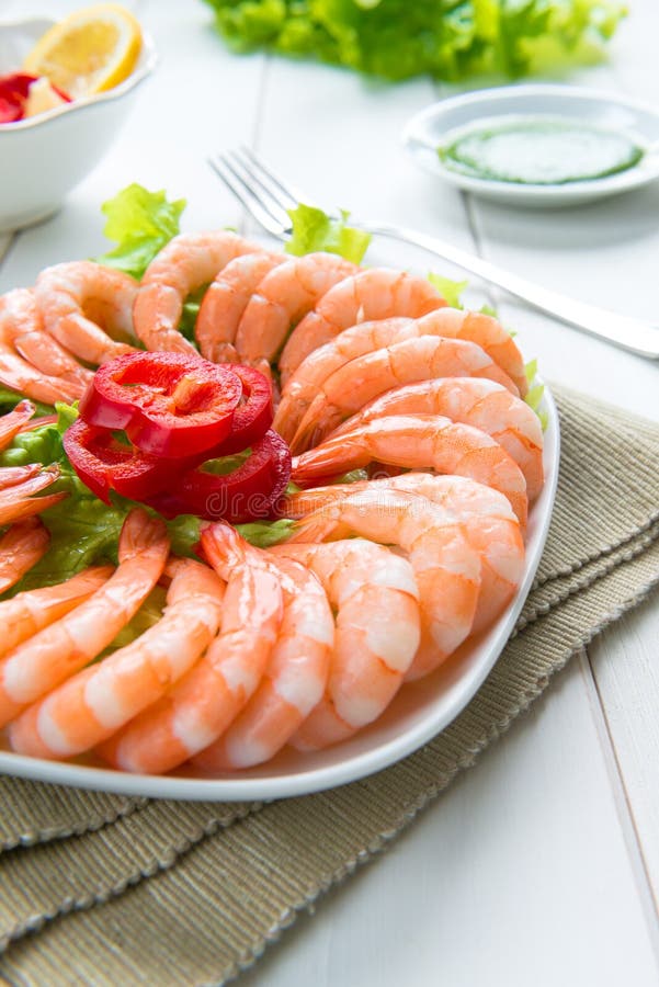 Prawn salad stock photo. Image of healthy, food, sauce 30283764