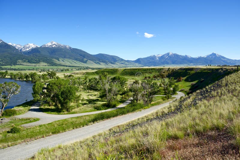 Pray, Montana stock image. Image of peaks, gallatin, natural 28670827