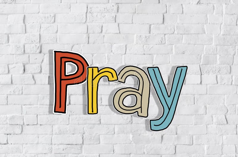 Pray Word Concepts Isolated on Background