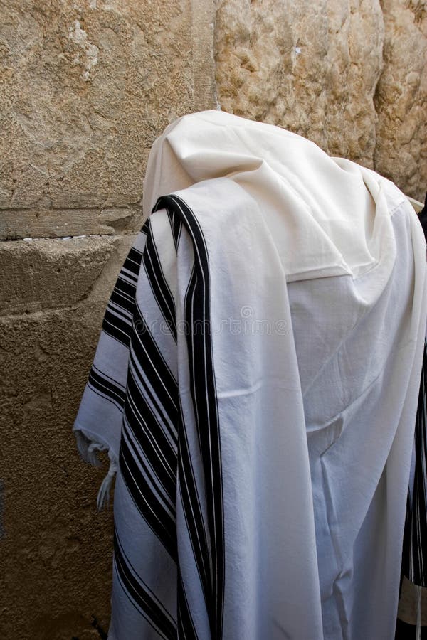 Jewish Prayer Shawls or Tallit Stock Image Image of shawl, tassels 10751019