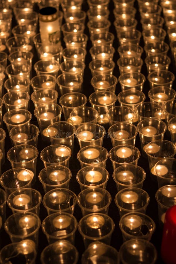 Prayer Candles stock photo. Image of prayer, church, group 30972826