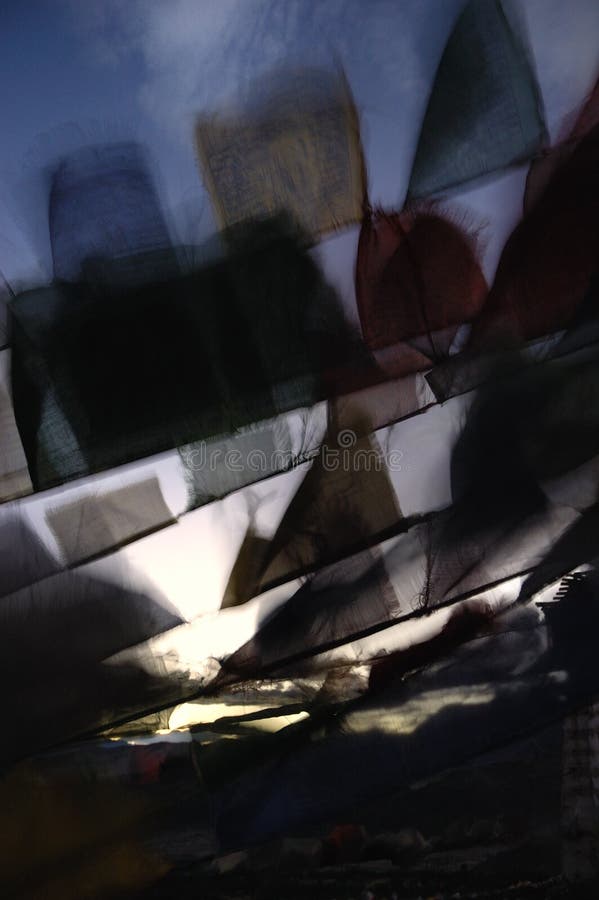 Prayer flags royalty free stock images