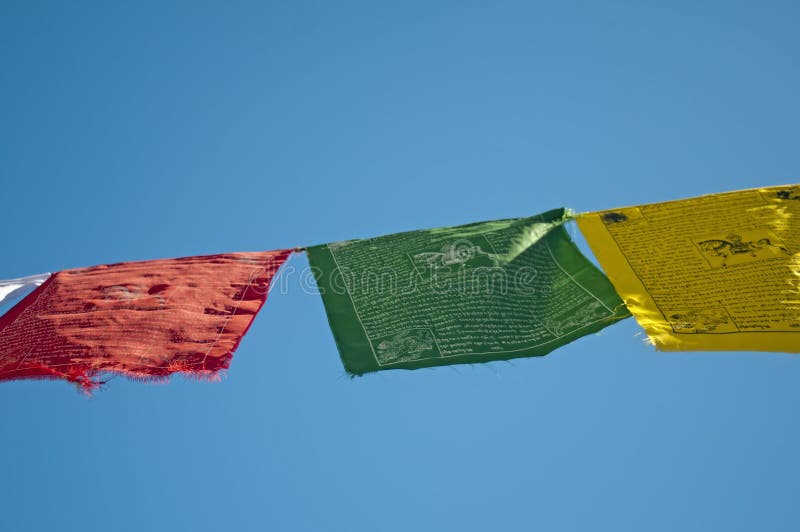 Buddhist Prayer Flags stock photo. Image of religion 12532058
