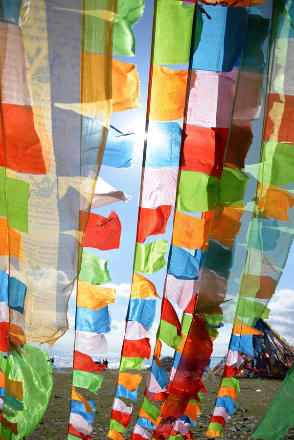 Prayer flags stock photo. Image of colourful, leaf, religion 43860120