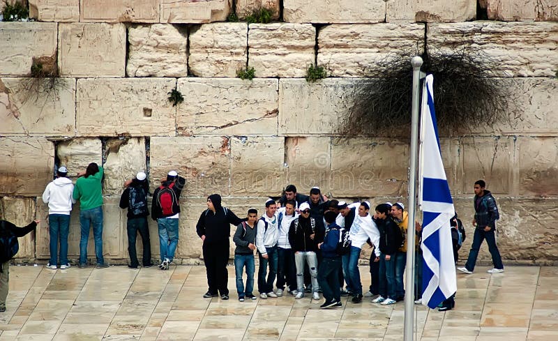 Prayer At The Western Wall Of Temple Editorial Photography Image Of