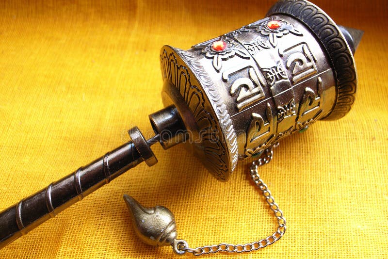 Prayer Wheel in Tibet