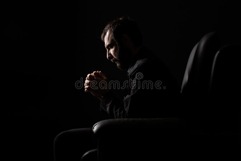 Praying Man royalty free stock images Praying Man royalty free stock images