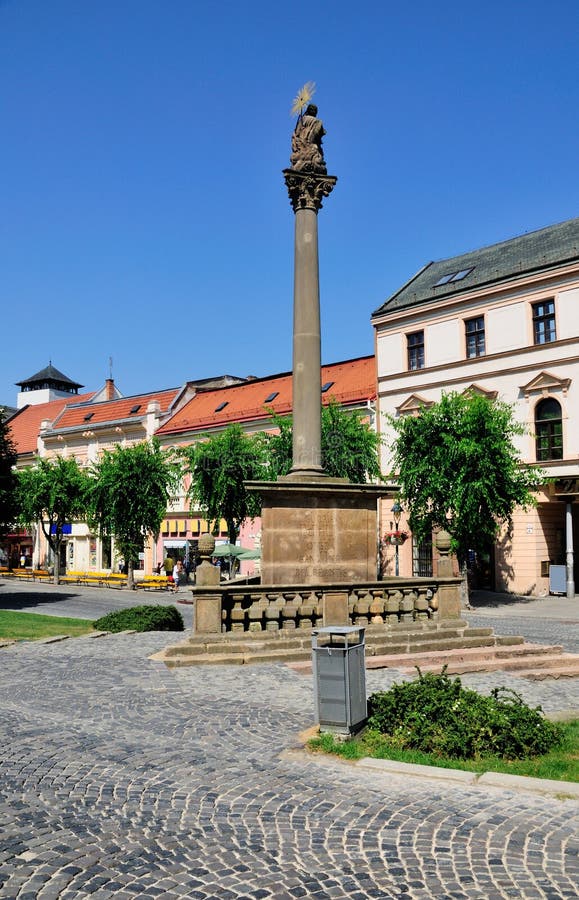 Praça da cidade de Trencin, Slovakia