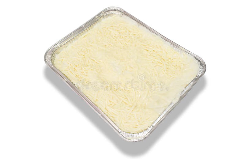 Precooked Cold Lasagne Foil Tray Stock Photo Image of cooked, fresh
