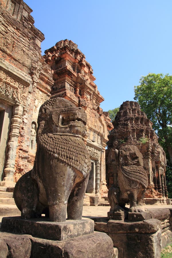 Preah Ko w Angkor obrazy royalty free Preah Ko w Angkor obrazy royalty free