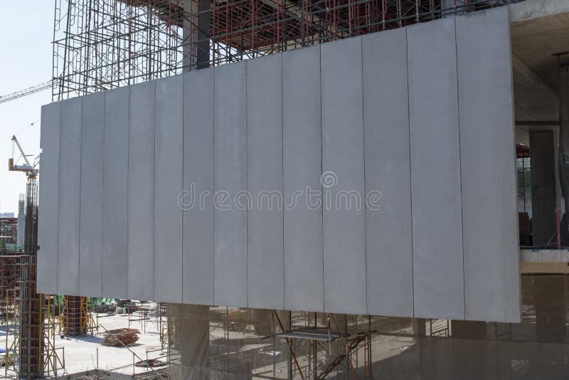 Precast Concrete Walls on Building Structures Concrete Wall Panel