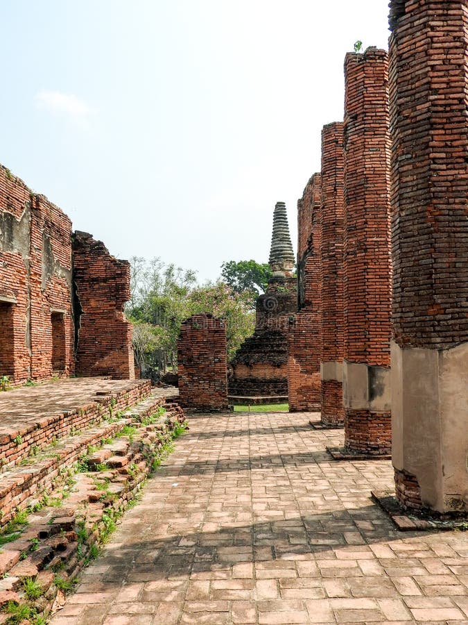Precedente capitale di Ayutthaya del regno del Siam fotografie stock Precedente capitale di Ayutthaya del regno del Siam fotografie stock