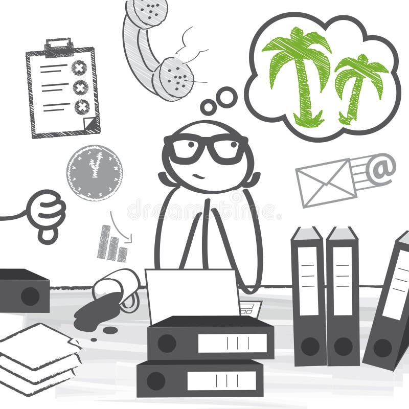 Precise um feriado ilustração do vetor Precise um feriado ilustração do vetor