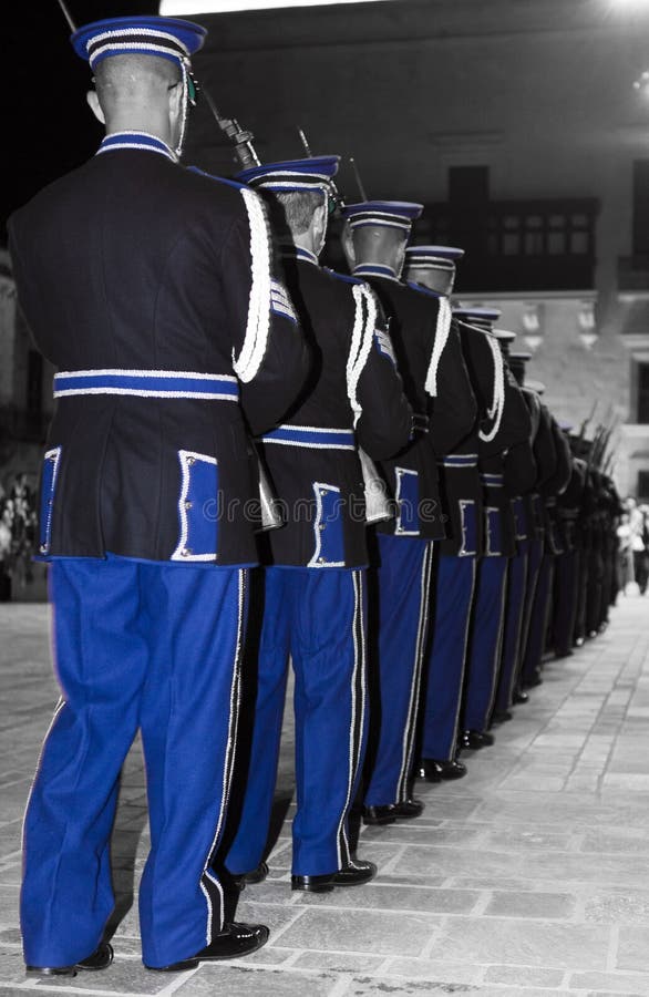 Precision Drill Team editorial stock image. Image of squad 16804959