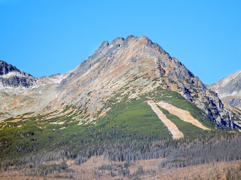 Predne Solisko mountain in autumn