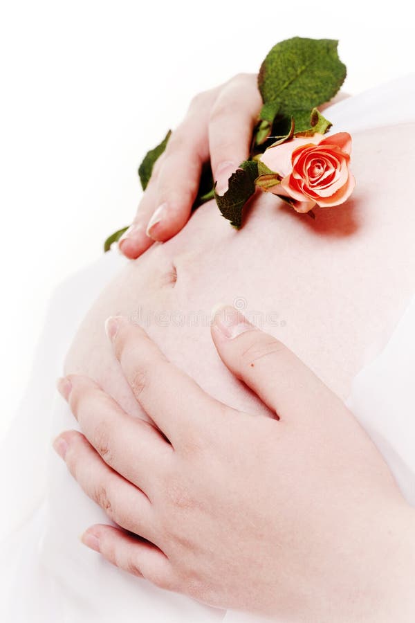 Pregnancy and flower tulip stock image. Image of large 13898035
