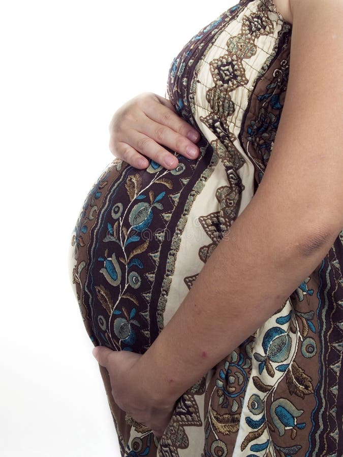 Pregnant-1 imagen de archivo libre de regalías