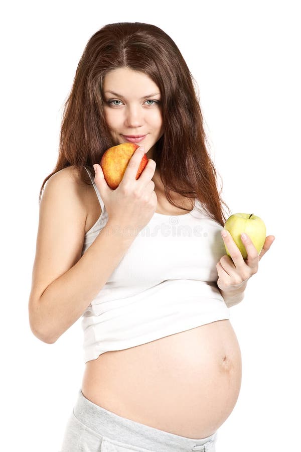 Pregnant with apples