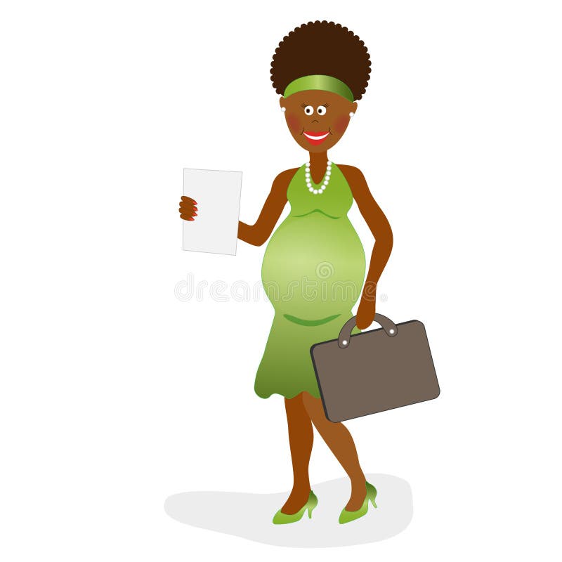 Pregnant business woman 3