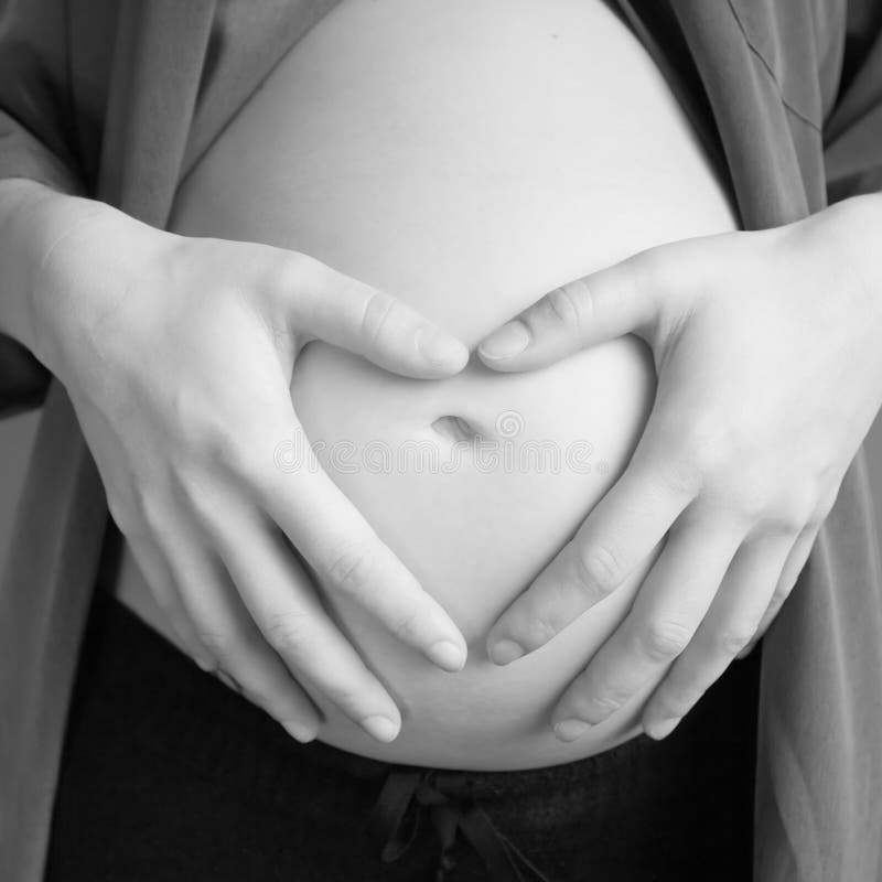 Large pregnant belly stock photo. Image of gestation, tummy - 4082426