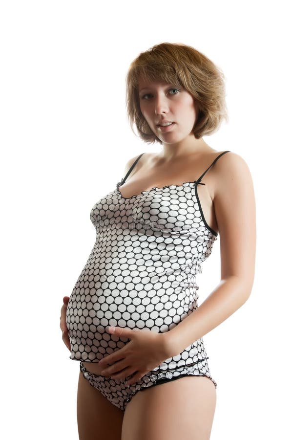 Pregnant woman royalty free stock photo