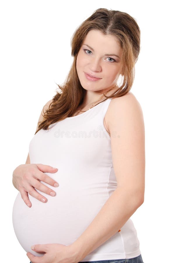 The pregnant woman