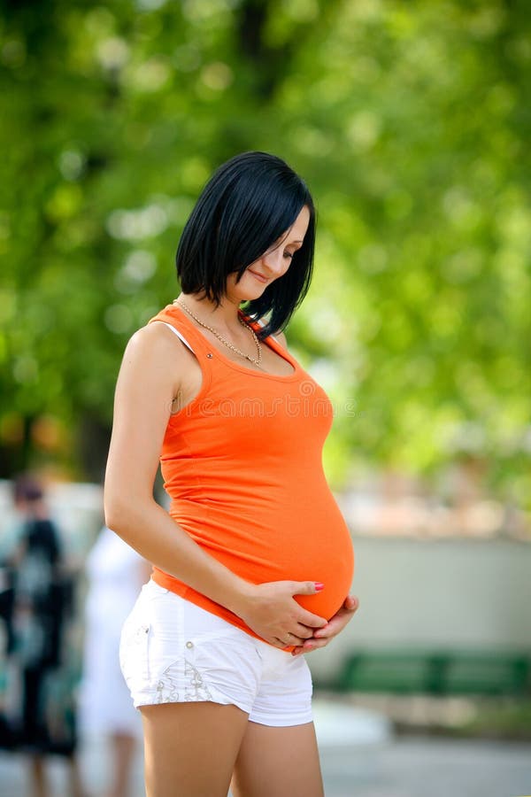 Pregnant woman stock image. Image of happiness, body 29920935