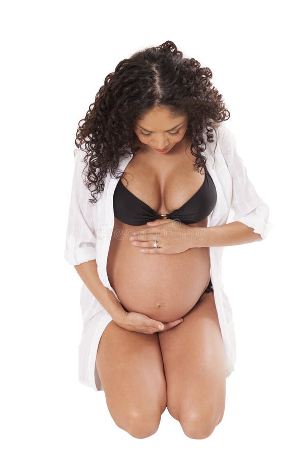 Pregnant Woman In A Bi
