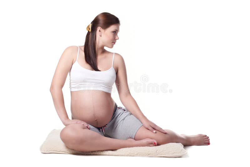 Pregnant woman fitness