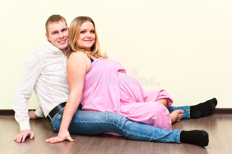 Pregnant Woman With Her Husband Stock Image Image Of Human Couple 18259265 
